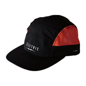 ELECTRIC (エレクトリック) ナイロン ジェットキャップ 帽子 メッシュ REFLECTOR JET MESH CAP UNDERVOLT BLACK x ORANGE (E24SC15)