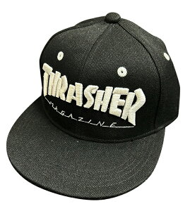 Thrasher (XbV[) JP LbY Lbv XibvobNnbg qp Xq Mag Logo Cap Kids Black XP{[ SKATE SK8 XP[g{[h