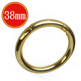 ピカピカ系カラビナ丸カン3817 ゴールド