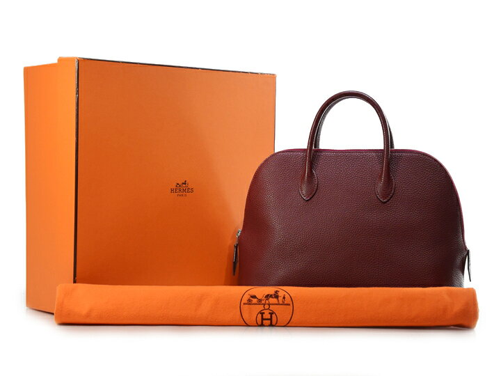 楽天市場】エルメス HERMES ボリードウェブ ハンドバッグ トゴ 