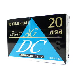 富士フイルム FUJI FILM VHS-Cテープ カメラアクセサリー super AG 20分 1本 DOUBLE COATING TC-20 VHS-C tape ユニセックス【未使用】Sランク