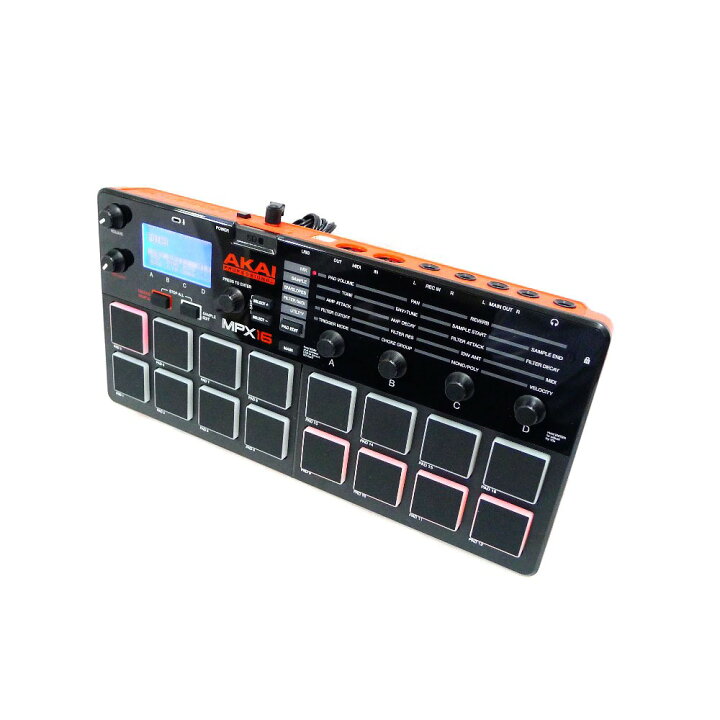 楽天市場】アカイ AKAI Professional サンプラー DJ機器 16パッド SD 