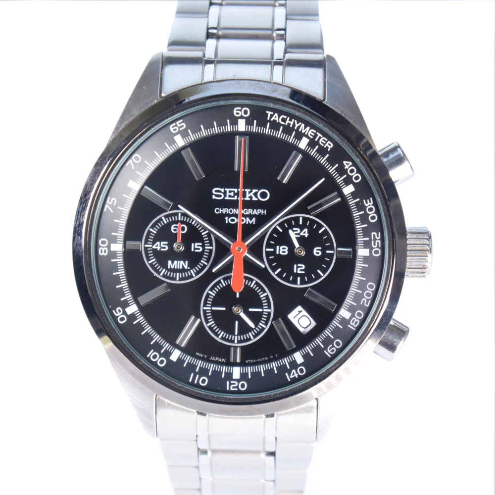 超格安価格 SEIKO 腕時計 クロノグラフ 6T63-00B0 