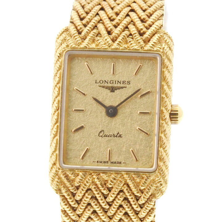 LONGINES レディース 時計 ゴールド（美品】LONGINES 手巻き ロンジン  