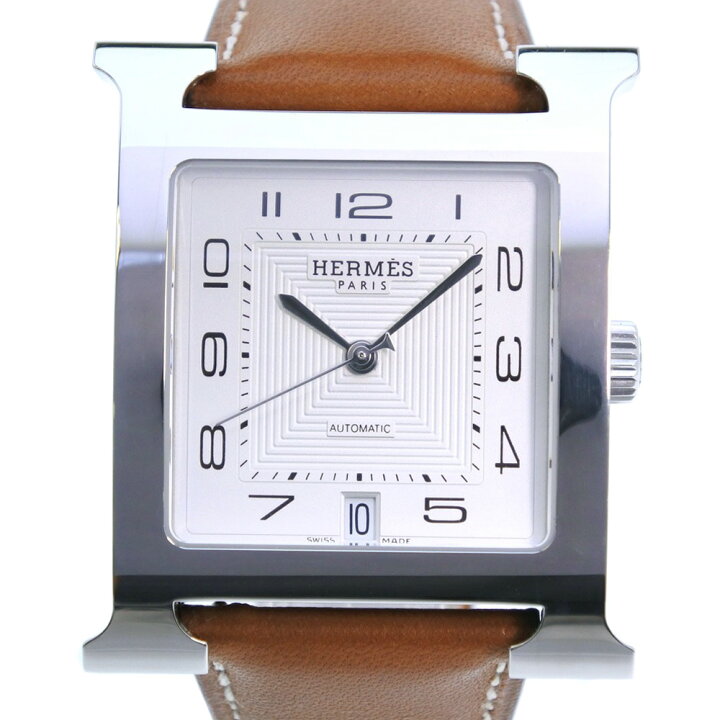 楽天市場】【人気☆中古品】HERMESHウォッチ □A刻印(1997年) グリーン  