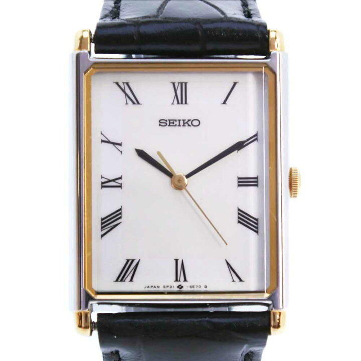 楽天市場】セイコー SEIKO 腕時計 5P31-5D40 ステンレススチール 