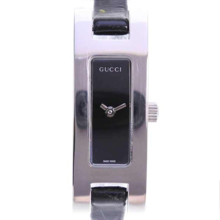 楽天市場】グッチ GUCCI 腕時計 3900L ステンレススチール×レザー 