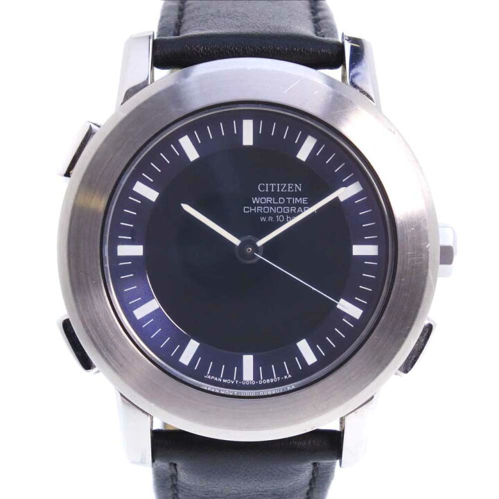 楽天市場】シチズン CITIZEN ワールドタイム 腕時計 U010-S005434 