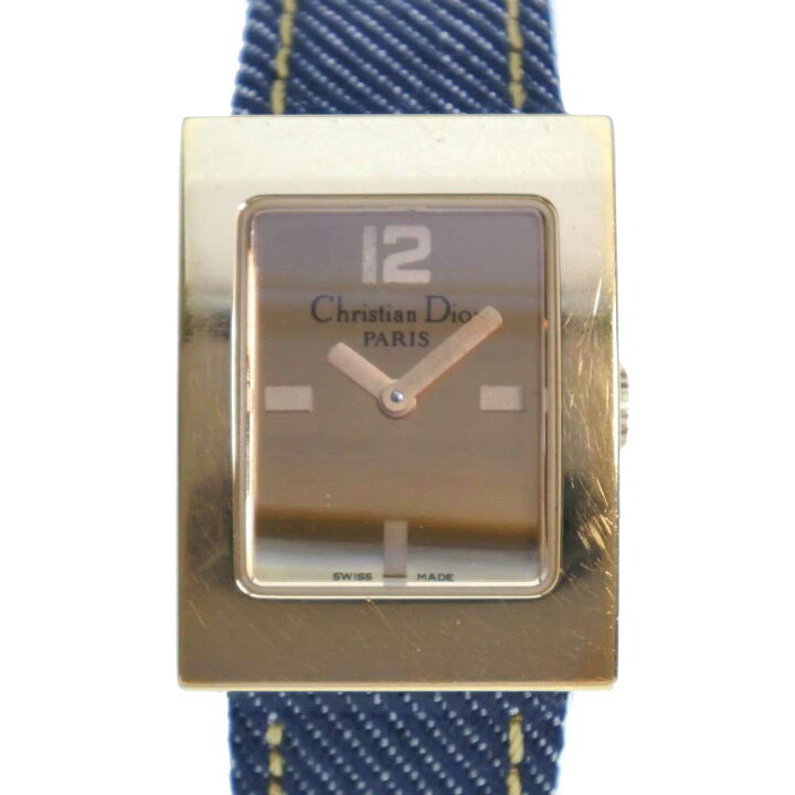 楽天市場】クリスチャンディオール Dior マリススクエア 腕時計 D78  