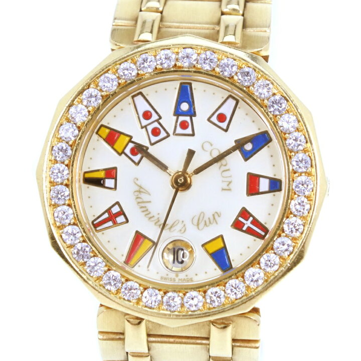 楽天市場】コルム CORUM アドミラルズカップ 腕時計 ダイヤベゼル 