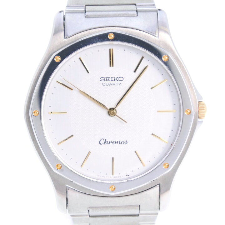 楽天市場】セイコー SEIKO Chronos 腕時計 7731-6000 ステンレス 