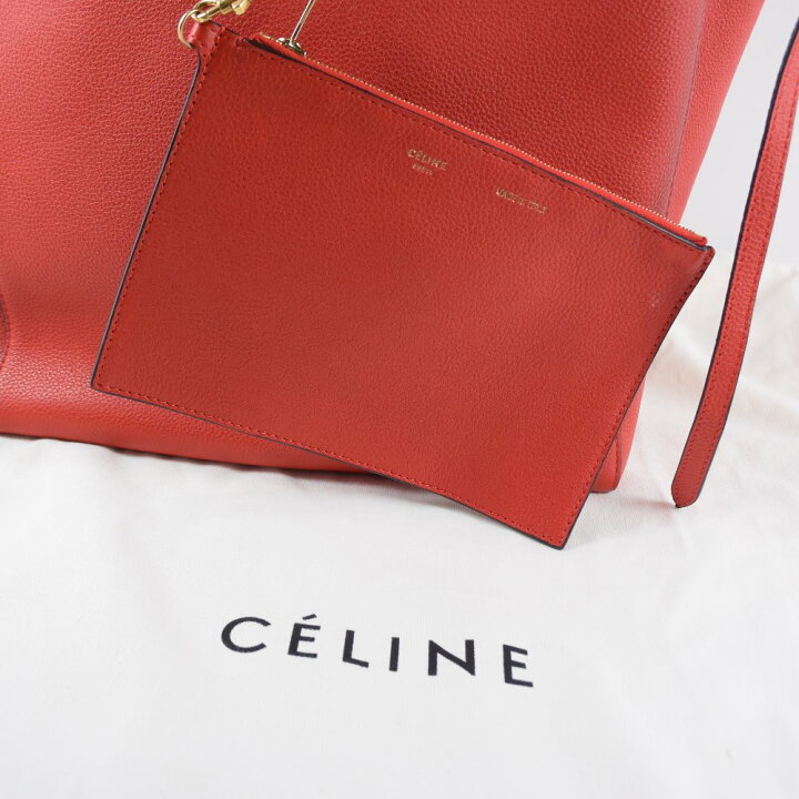 楽天市場】セリーヌ CELINE カバファントム トートバッグ ポーチ付き 