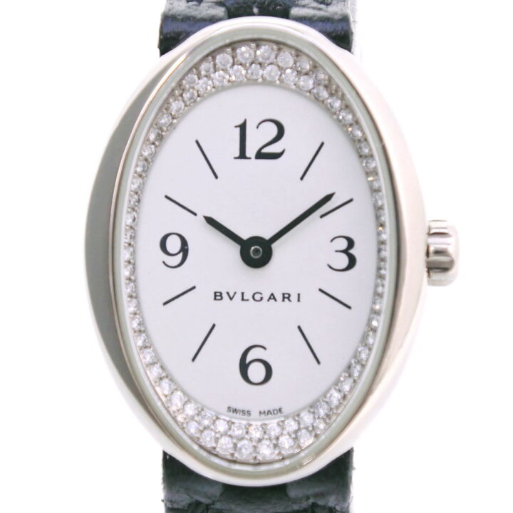 楽天市場】ブルガリ BVLGARI オーバル 腕時計 ダイヤベゼル OVW27G K18 