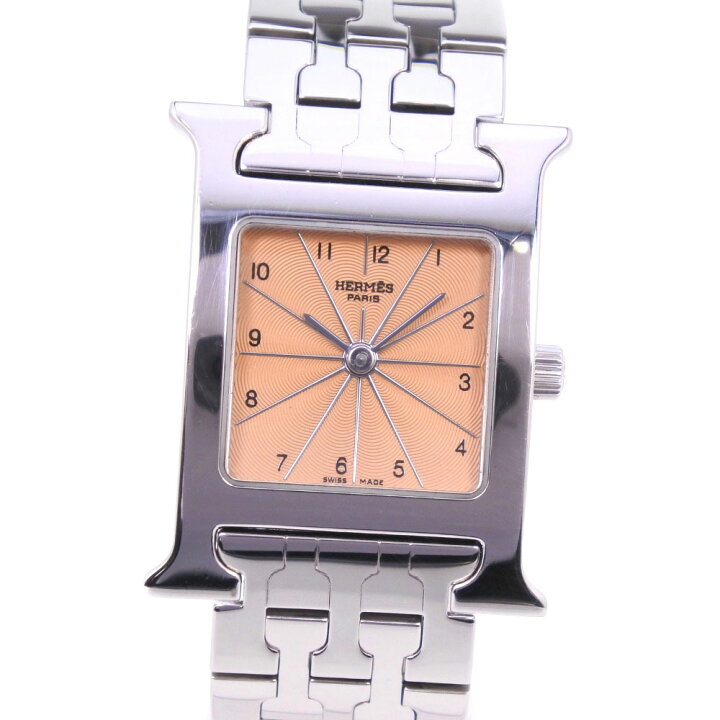 楽天市場】【人気☆中古品】HERMESHウォッチ □A刻印(1997年) グリーン  