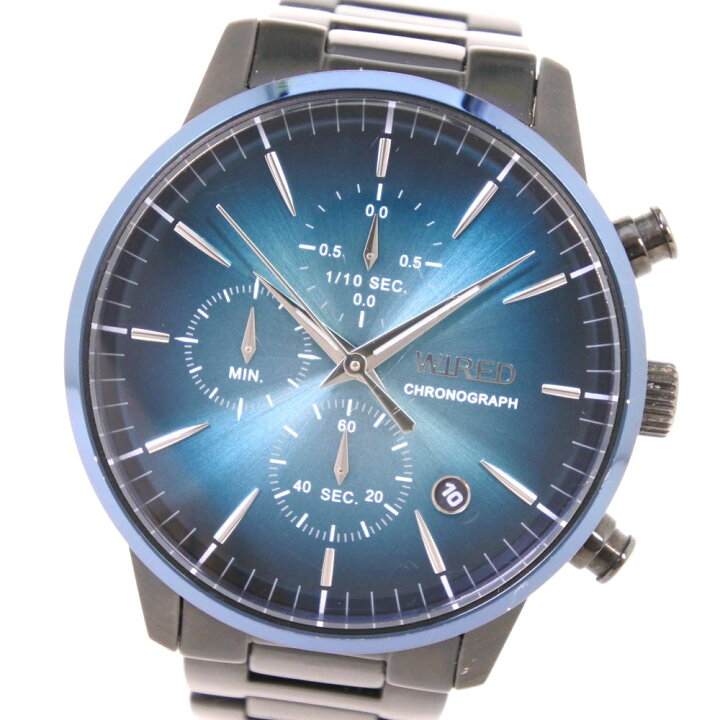 楽天市場】セイコー SEIKO WIRED 腕時計 ワイアード クロノグラフ VD57 