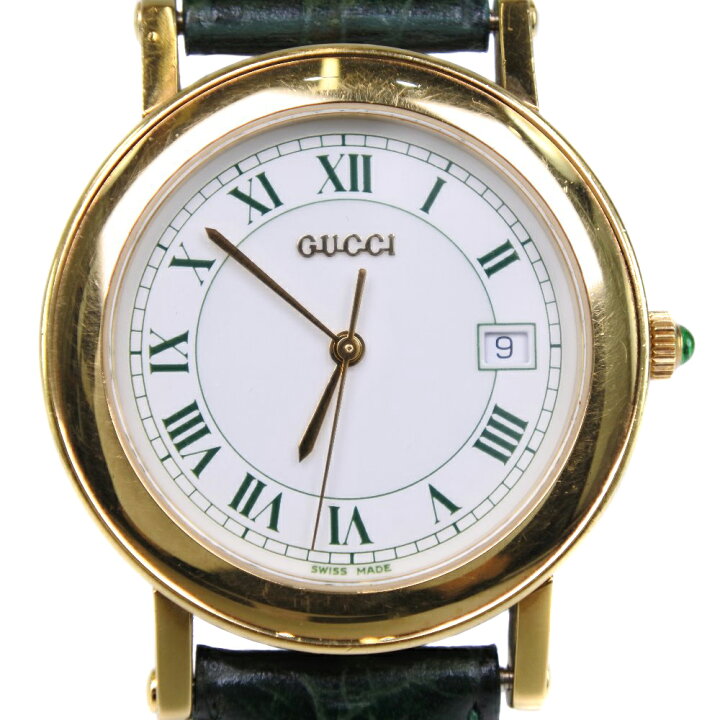 楽天市場】グッチ GUCCI 腕時計 7200M ステンレススチール×レザー  