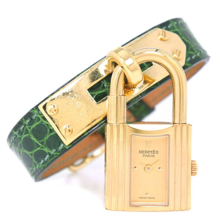 楽天市場】エルメス HERMES ケリーウォッチ 腕時計 クロコダイル 