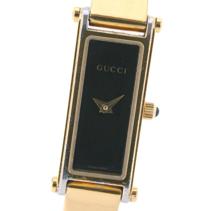 楽天市場】グッチ GUCCI 腕時計 1500L 金メッキ×ステンレススチール 