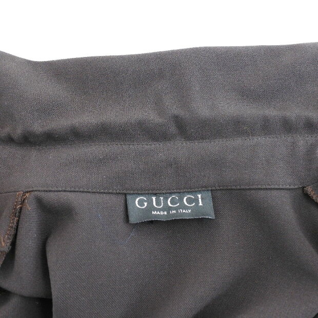 楽天市場 Gucci グッチ ウール スパンデックス 茶 レディース ワンピース 中古 質にしきの ブランド販売 買取