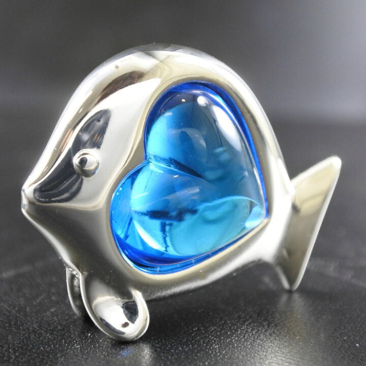 楽天市場】クリストフル Christofle 魚の置物 オブジェ ハート 銀 Fish 