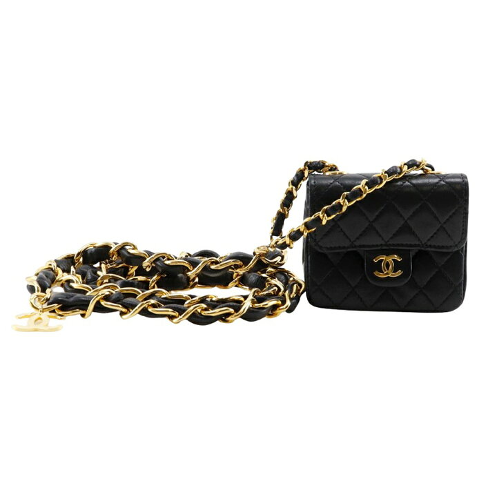 楽天市場】シャネル CHANEL チェーンポシェット ウエストバッグ 