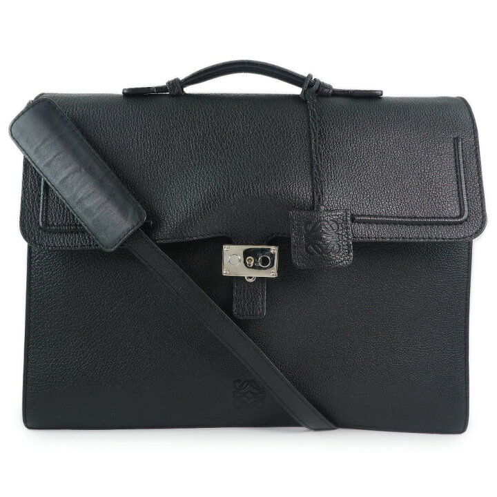 楽天市場】【LOEWE】ロエベ カーフ 黒 メンズ ビジネスバッグ【中古】A 