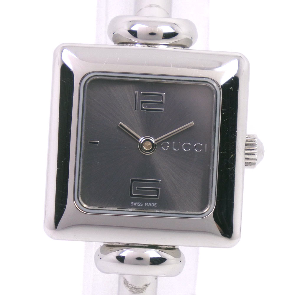 【GUCCI】グッチ 1900L ステンレススチール クオーツ レディース グレー文字盤 腕時計【中古】 | 質にしきの【ブランド販売・買取】