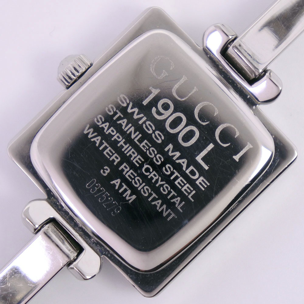 【GUCCI】グッチ 1900L ステンレススチール クオーツ レディース グレー文字盤 腕時計【中古】 | 質にしきの【ブランド販売・買取】