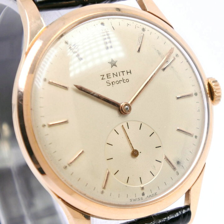 楽天市場】ゼニス ZENITH Sporto 腕時計 cal.40/17jewels K18イエロー 