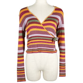 シャネル CHANEL カシュクール ニット ボーダー P17171V00904 コットン×レーヨン×ポリエステル Kashcourt レディース【中古】A-ランク