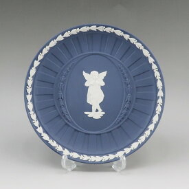 【全品ポイント5倍+お買い得クーポン】【Wedgwood】ウェッジウッド ジャスパー ポートランドブルー 飾り皿 プレート _ 食器【未使用】Sランク