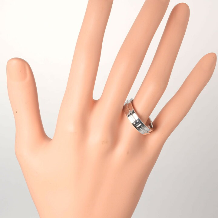 楽天市場】【TIFFANY&Co.】ティファニー T ワイドリング K18ホワイト  