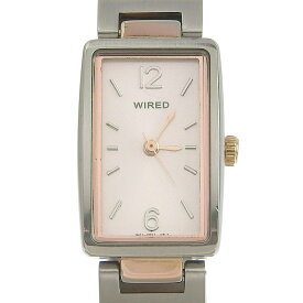ワイアード WIRED 腕時計 1N01-0AN0 ステンレススチール 日本製 シルバー クオーツ アナログ表示 シルバー文字盤 レディース【中古】