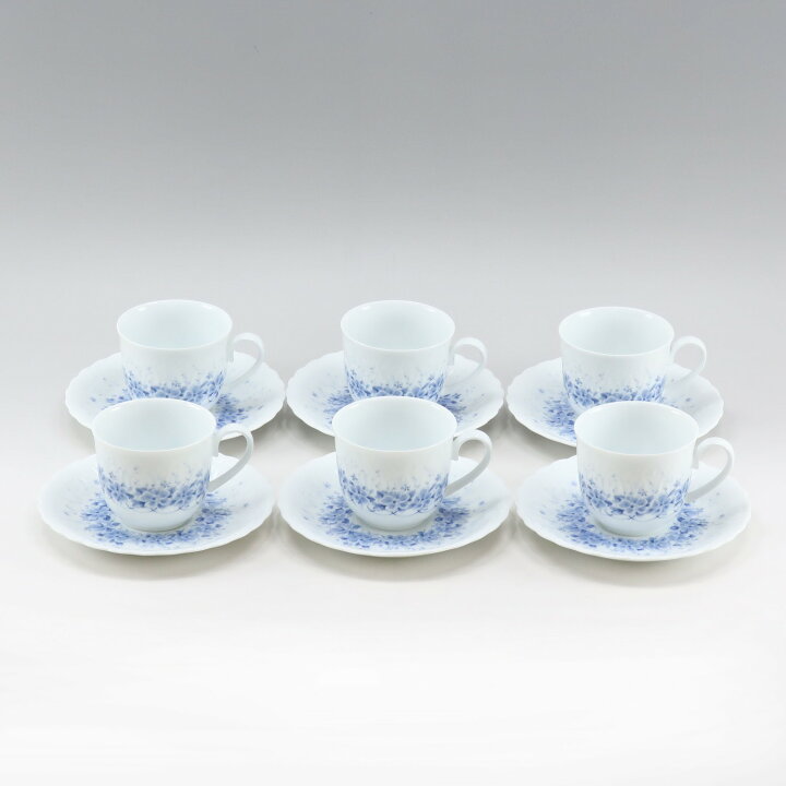 楽天市場】HOYA ホヤ 保谷 ボーンチャイナ カップ＆ソーサー×6客 磁器 