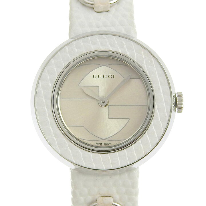 楽天市場】【GUCCI】グッチ Uプレイ 129.5 ステンレススチール×レザー 
