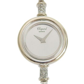ショパール Chopard 腕時計 ラウンド G30171 K18ホワイトゴールド×ダイヤモンド スイス製 シルバー 手巻き シルバー文字盤 レディース【中古】