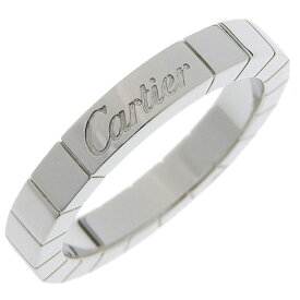 カルティエ CARTIER ラニエール 9号 リング・指輪 K18ホワイトゴールド フランス製 約5.9g Lanieres レディース【中古】SAランク