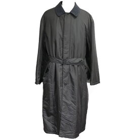 【全品ポイント5倍+お買い得クーポン】エルメネジルド ゼニア Ermenegildo Zegna ステンカラーコート ポリエステル×ナイロン イタリア製 カーキ メンズ【中古】