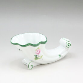 【全品ポイント5倍+お買い得クーポン】【HEREND】ヘレンド ウィーンの薔薇 コルネベース _ 花瓶【未使用】Sランク