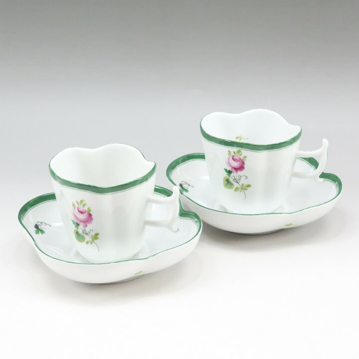 楽天市場】ヘレンド ウィーンの薔薇 コーヒーカップ＆ソーサー×2 4198 