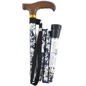 【スーパーセール10%OFF対象】折りたたみステッキ その他雑貨 杖 つえ アルミ 黒 Folding stick レディース【未使用】Sランク