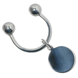 【全品ポイント5倍+お買い得クーポン】ティファニー ラウンド タグ シルバー925 _ キーホルダー【中古】A-ランク