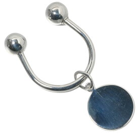 【全品ポイント5倍+お買い得クーポン】ティファニー ラウンド タグ シルバー925 _ キーホルダー【中古】A-ランク