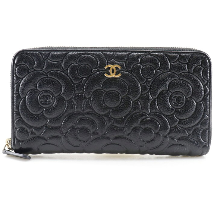 楽天市場】シャネル CHANEL カメリアエンボス 長財布 ココマーク 