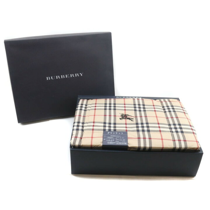 楽天市場】【BURBERRY】バーバリー ダウンケット 羽毛肌掛けふとん  