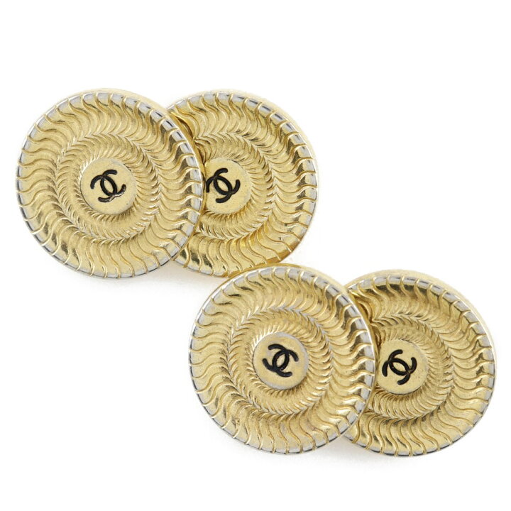 楽天市場】シャネル CHANEL ココマーク カフス ヴィンテージ 金メッキ  