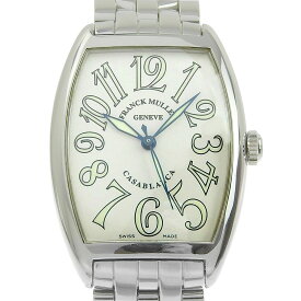 フランクミュラー FRANCK MULLER カサブランカ 腕時計 2852 ステンレススチール スイス製 シルバー 自動巻き 白文字盤 Casablanca メンズ【中古】A-ランク