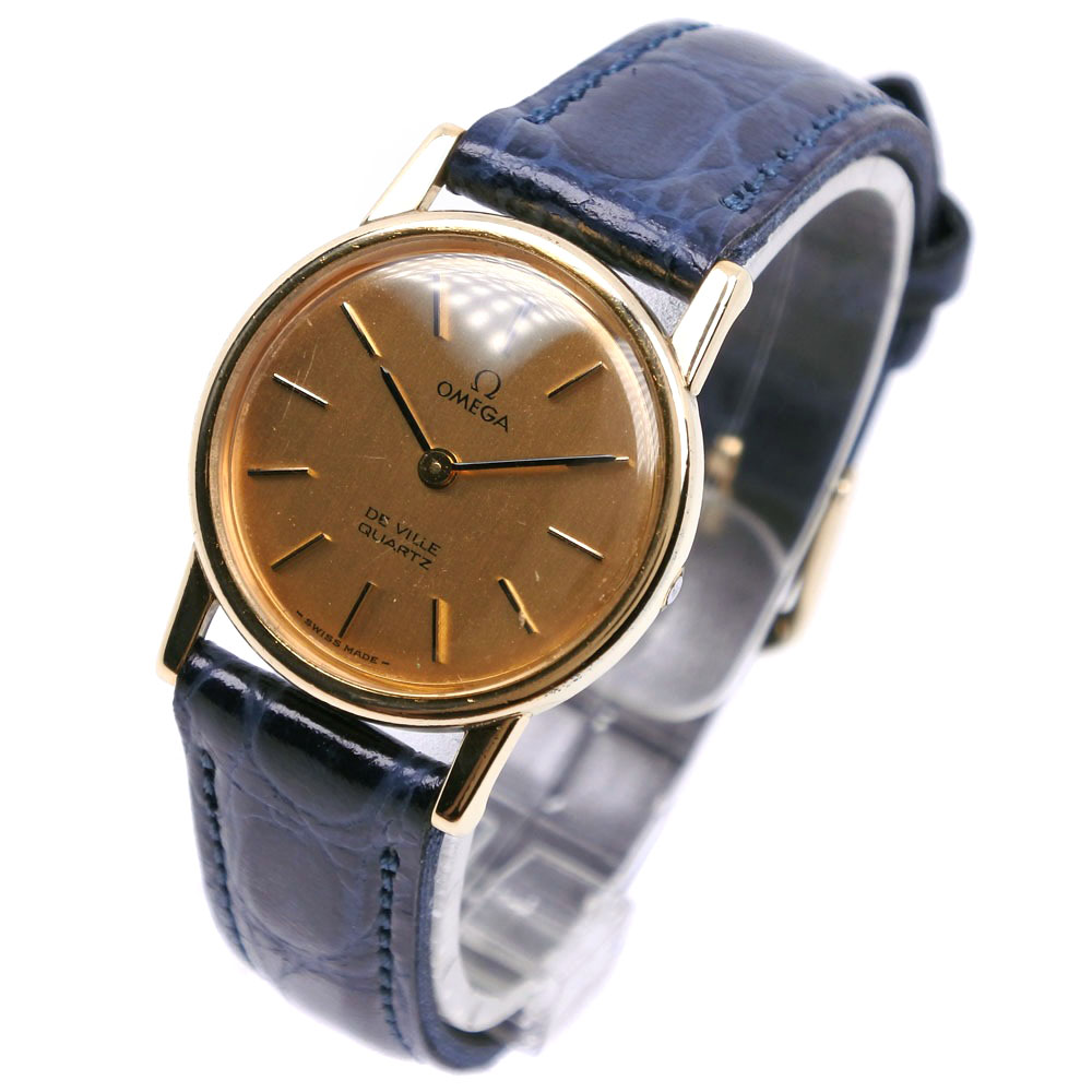 楽天市場】オメガ OMEGA デビル/デヴィル 腕時計 1350 金メッキ×レザー
