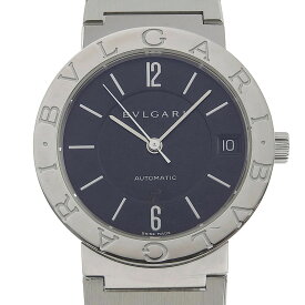 ブルガリ BVLGARI ブルガリブルガリ 腕時計 BB33SS ステンレススチール スイス製 シルバー 自動巻き 黒文字盤 Bulgari Bulgari メンズ【中古】