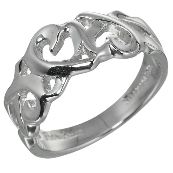 楽天市場】ティファニー TIFFANY&Co. トリプル ラビングハート 12号 